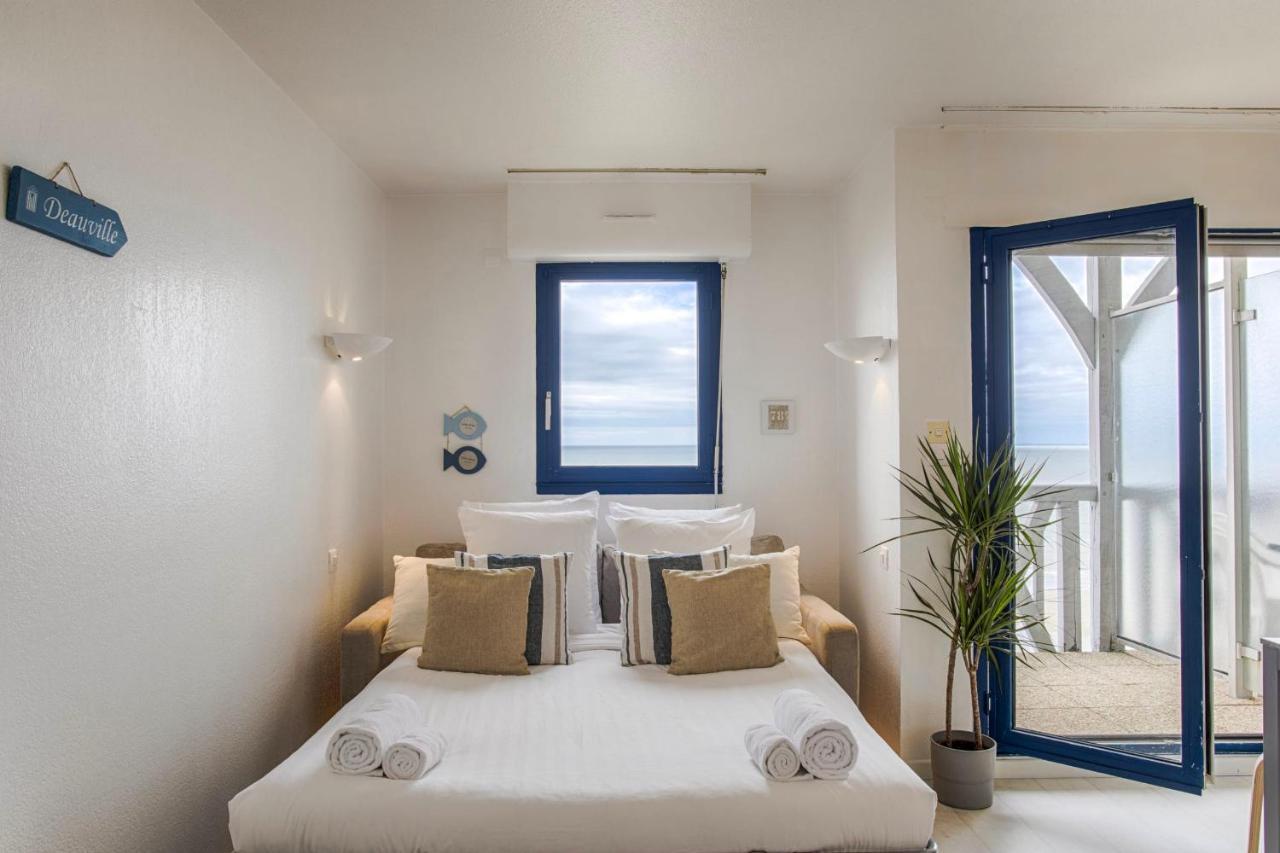 Les Tamaris - Studio With Sea View - トルヴィル＝シュル＝メール エクステリア 写真