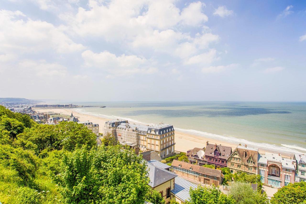 Les Tamaris - Studio With Sea View - トルヴィル＝シュル＝メール エクステリア 写真